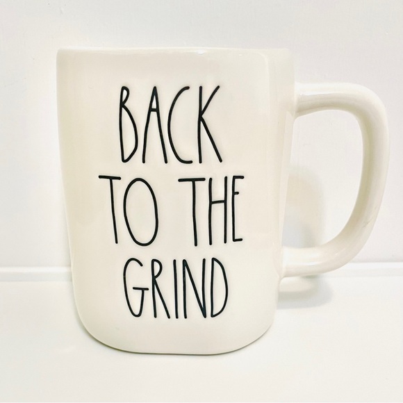 Rae Dunn “Back to the Grind” Artisan Collection Large Mug Turquoise Teal NWOT - Picture 2 of 4